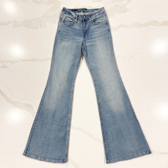 NEW Wild Fable Mid Rise Flare Jeans Sz 2 - Picture 5 of 13